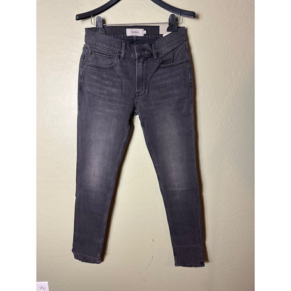 NWT Hudson Jeans Men's Zack Skinny Jean, Chalk Grey, 30 Regular